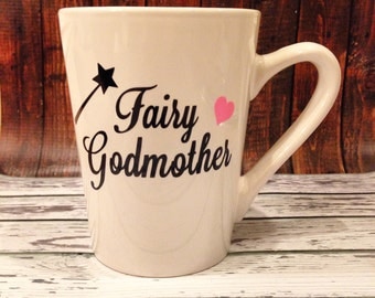 SALE -Fairy Godmother Mug, Godmother