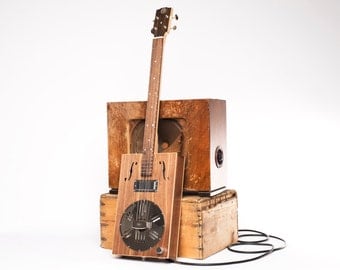 Drummond & Hammett Resophonic Cigar Box Guitar