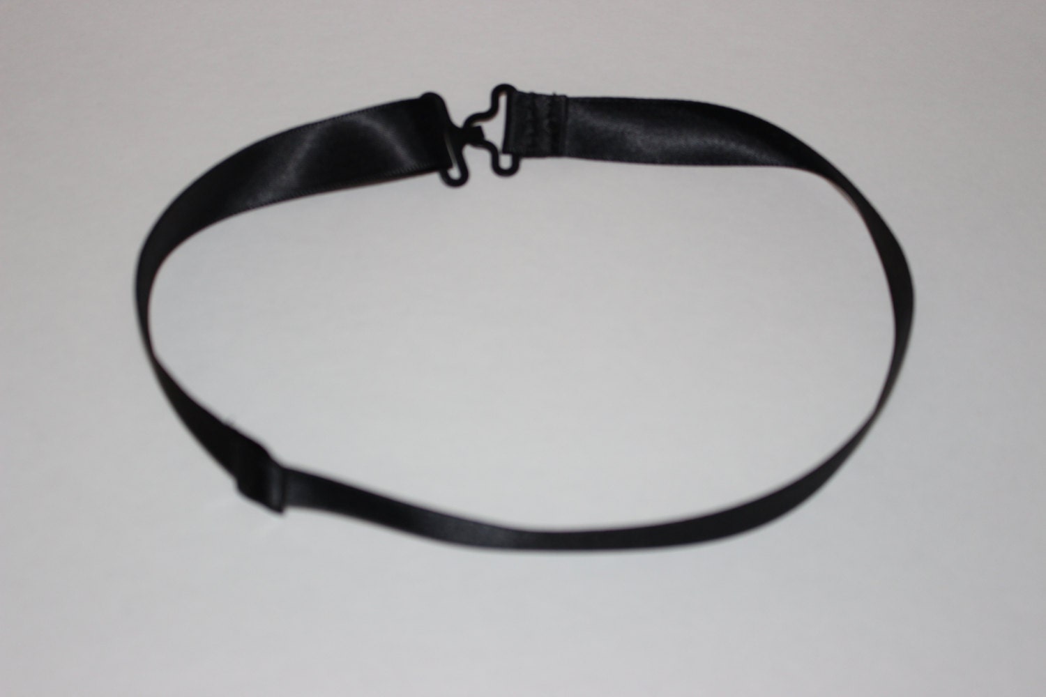 PreMade Adjustable Straps for Bow Ties / Bowties Black