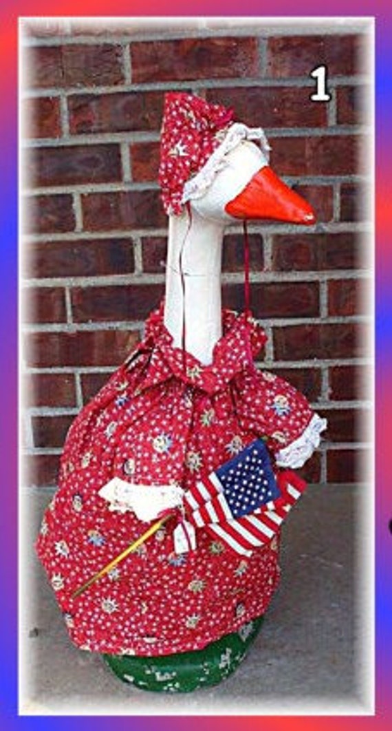 EXtra Large Lawn Goose Outfits 28 30 Tall by PapaBearsPlace