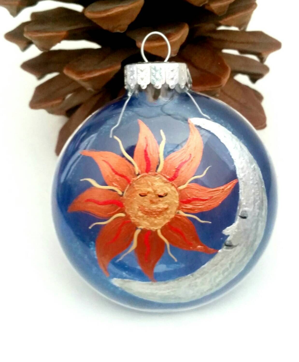 sun and moon christmas ornament sun and moon decor by sun and moon christmas ornament sun and moon decor by