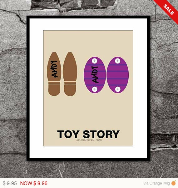 Andy's Toys Toy Story Disney Pixar Inspired Movie by FADEGrafix