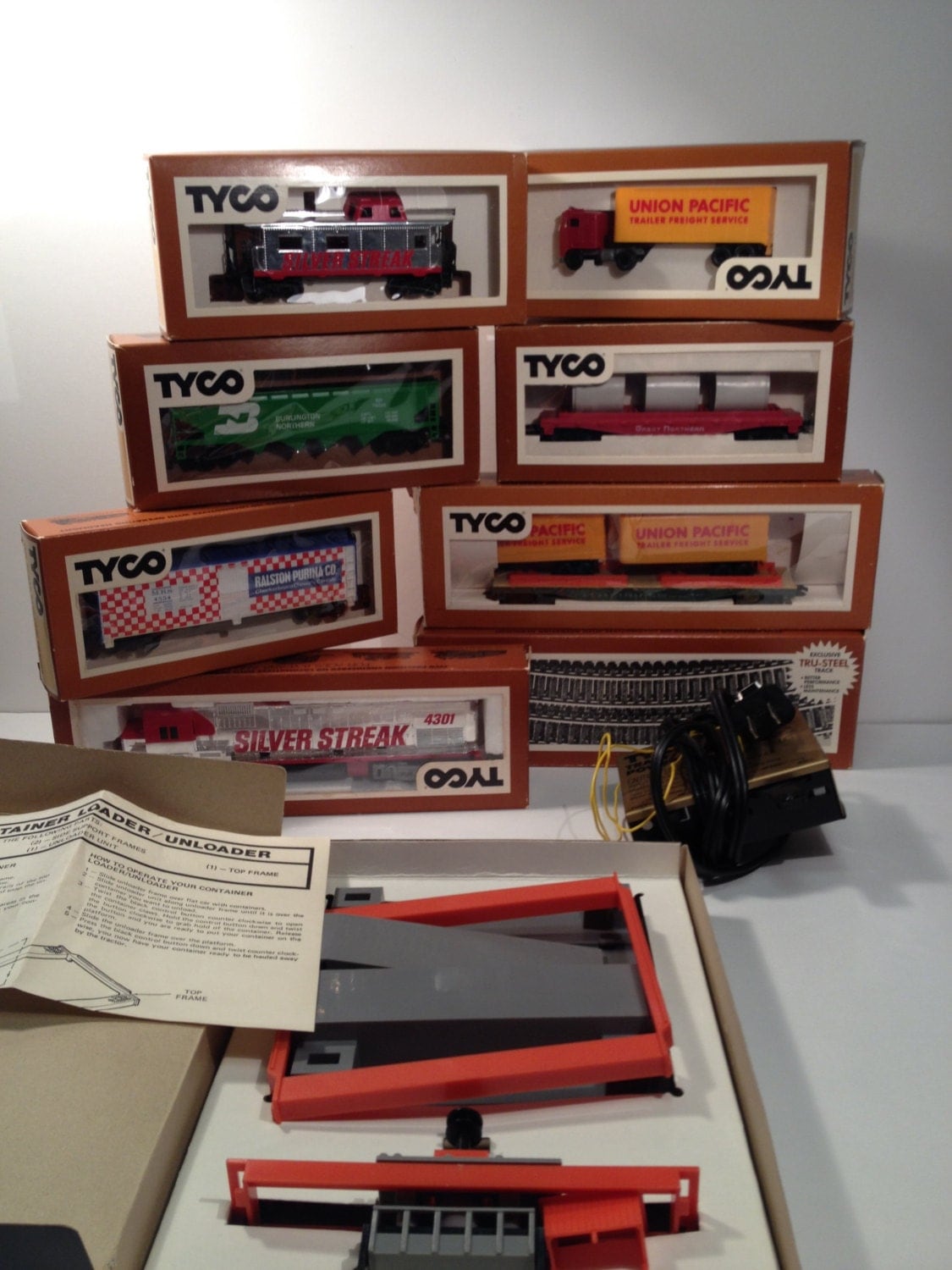 tyco-silver-streak-ho-gauge-electric-train-set-1978-set