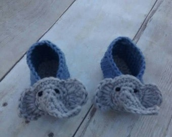 Elephant baby shoes Etsy