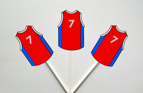Basketball Cupcake Toppers, Basketball Birthday Cupcake Toppers ...