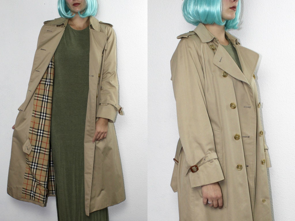 Vintage 60's Burberry Trench // Vintage Trench Coat