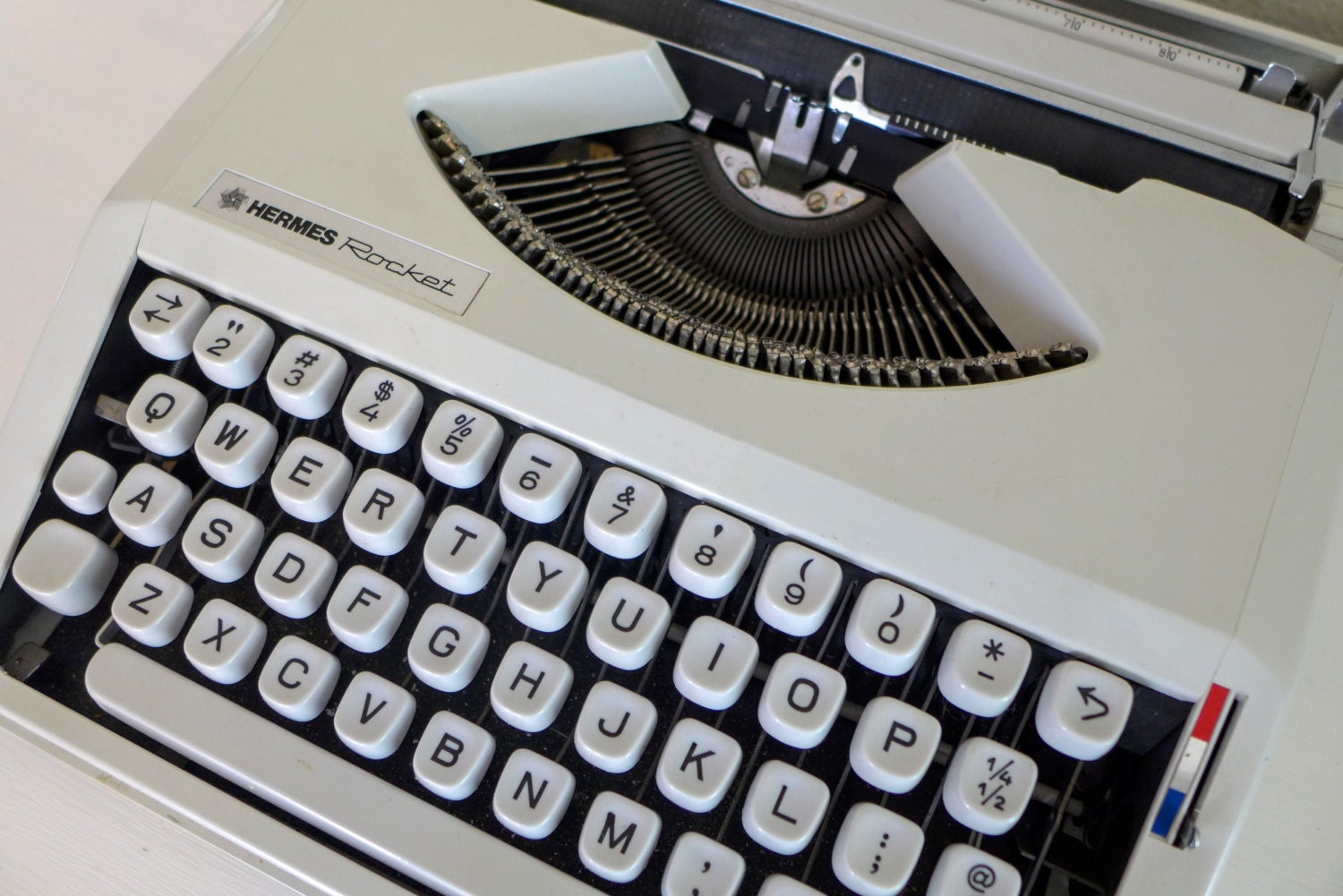 Vintage Hermes Rocket Typewriter // Working // Made in Brazil