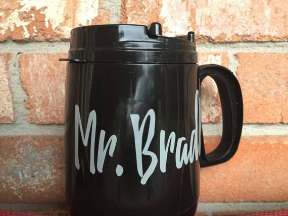 Personalized Coffee Mug With Lid By Personallypayton On Etsy