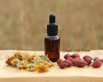 SCAR TREATMENT SERUM - 100% natural, organic, essential oil blend for scars, burns, skin damage with helichrysm