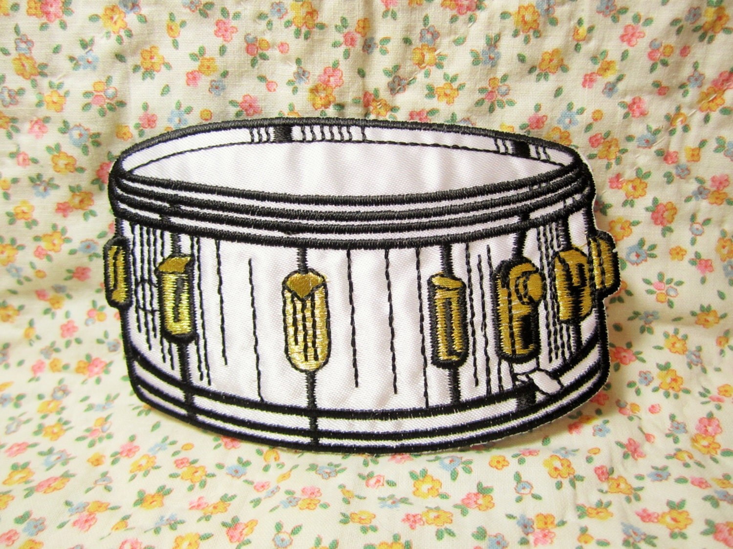 Drum Patch Drummer Iron On Marching Band Band Camp Craft