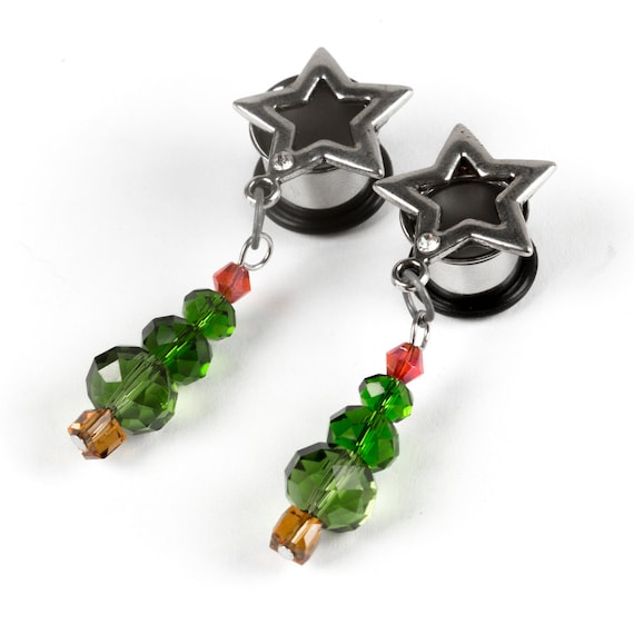 items similar to 1 2 quot christmas tree dangle plugs on etsy items similar to 1 2 quot christmas tree dangle plugs on etsy