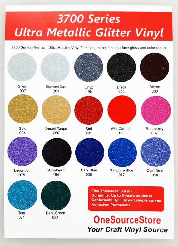 Color Chart Fdc 3700 Ultra Metallic Glitter By Onesourcestore