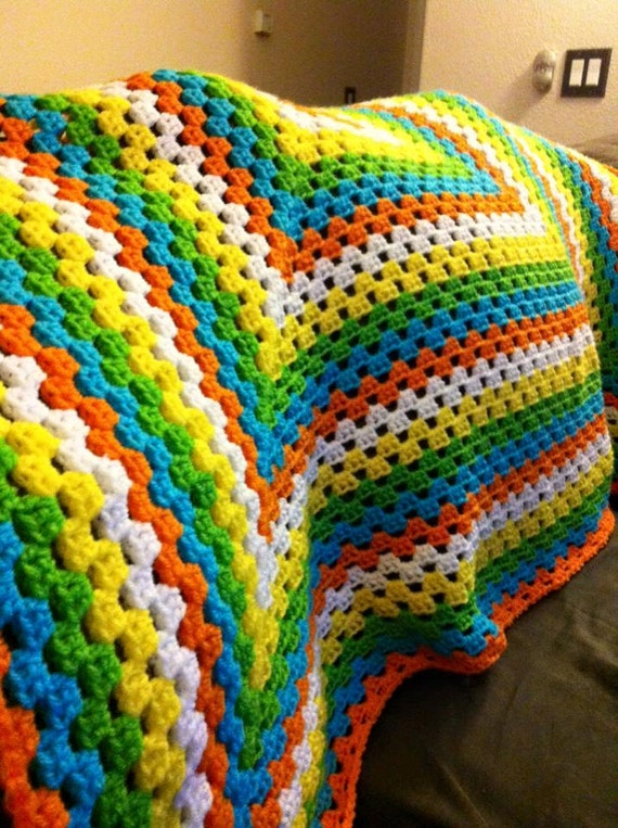 Custom Made Never Ending Granny Square Blankets