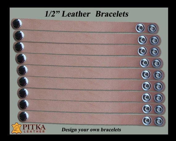 Blanks Leather Bracelets Wholesale Tooling Leather Bracelets