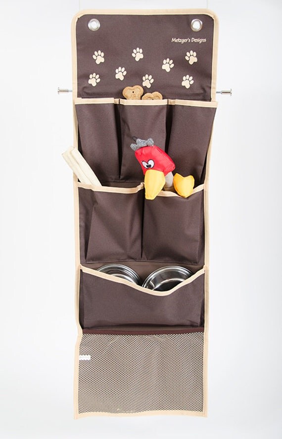 Hanging Organizer for Dog Supplies Fits over any door