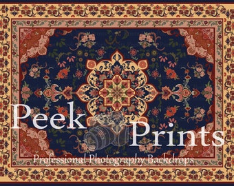 8ft.x6ft. Oriental Rug Floor Drop Vinyl Photography Backdrop