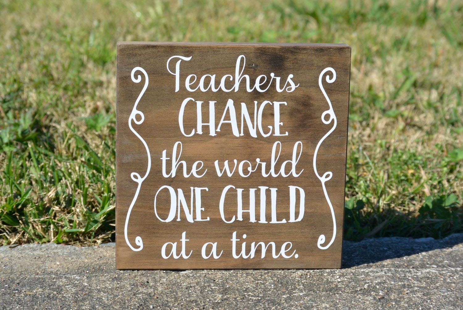 Teacher Gift Teachers change the world one by WhiteAspenStudio