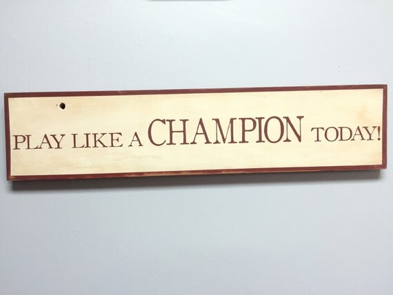 Play Like A Champion Today Oklahoma Sooner Notre Dame