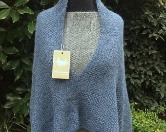 Pure Alpaca Poncho, woman poncho. Custom order