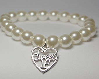 sweet 16 jewelry - homecoming bracelet - 16th birthday gift - sweet 16 party - best selling jewelry - most popular shops - handmade bracelet