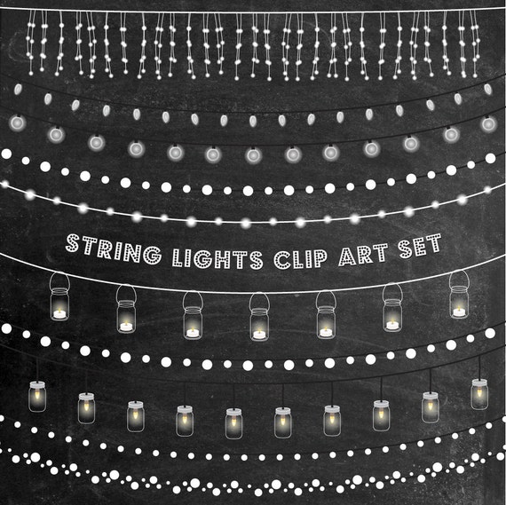 String Lights Clipart Fairy Lights Clipart Party Lights