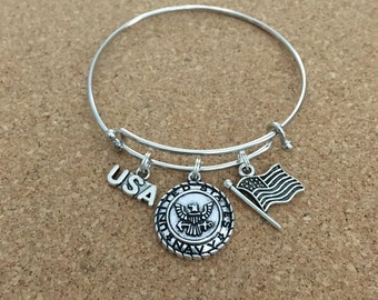 Us navy jewelry | Etsy