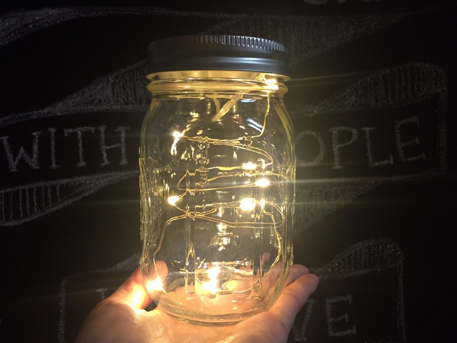 Firefly Lights and Mason Jar, Outdoor Lightning, rustic, Fairy Lights