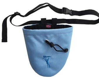 Norwegian rock climbing chalk bag.
