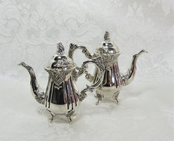 godinger silver art co miniature tea set