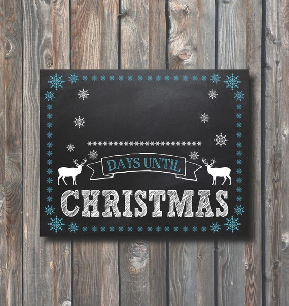 items-similar-to-printable-christmas-countdown-sign-printable-christmas-countdown-chalkboard