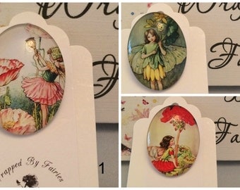 Pretty Flower Fairies Brooches/Pins.