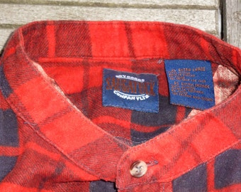 without neck vintage Plaid Shirt