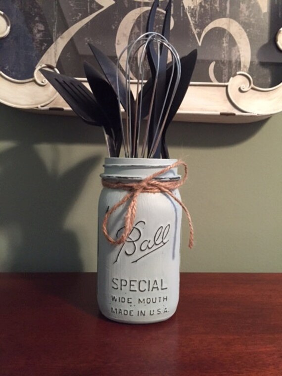 Kitchen utensil jar