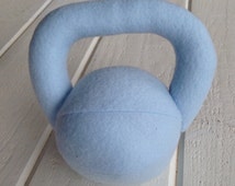 stuffed kettlebell toy