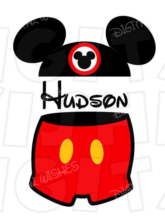 mickey mouse pants clip art - photo #6
