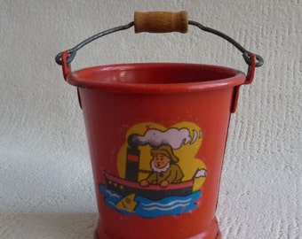 Vintage of old bucket doll Germany 1950