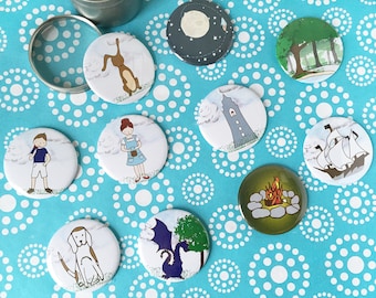Story Buttons Kit- Story "Stones", Kids Gifts, Christmas Present for Kids, Kids Gift, Gift for Kids, gift for young writers, Children's Gift
