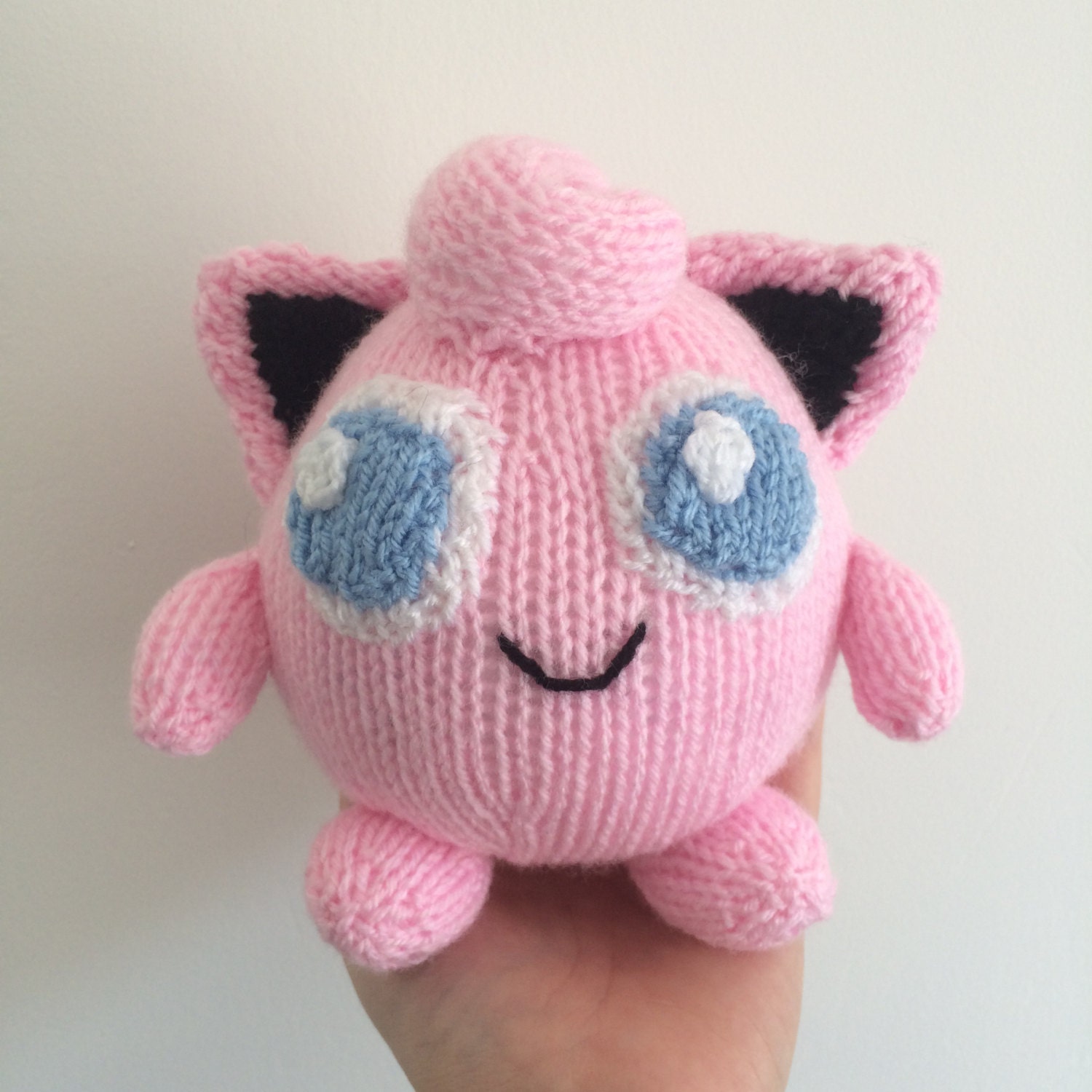 Jiggypuff knitting pattern pokemon plushie toy knit pattern