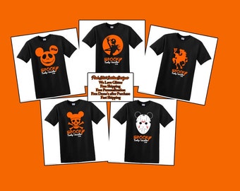Disney Halloween Shirts, Disney Halloween family Shirt, Free Shipping
