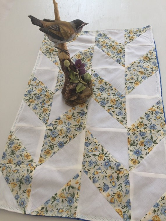 Small Table Runner Herringbone Table Runner by SewWhatbyMindyKay