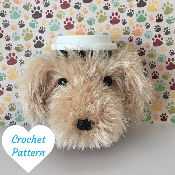 Dog Crochet Pattern Crochet Labradoodle Dog by HookedbyAngel