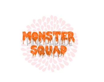 Monster Squad Halloween Cute SVG Cuttable Design File