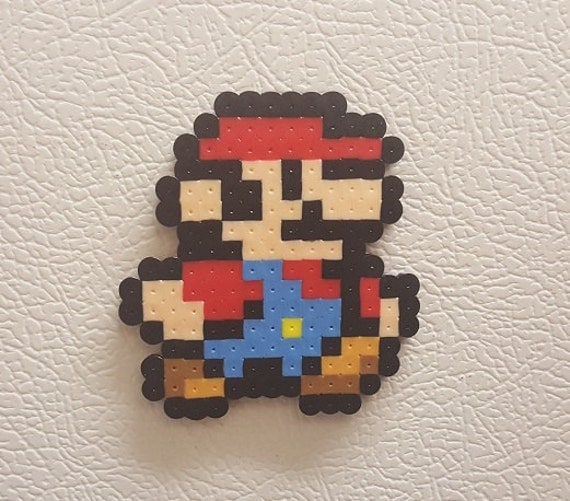 Mario Perler Bead Art Pixel Art Mario Bead Sprite 8 Bit 4566