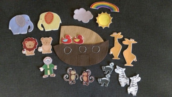 Noah s Ark Bible Story Felt Board Set By KidInMeCreations noah-s-ark-bible-story-felt-board-set-by-kidinmecreations