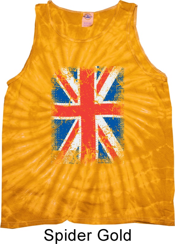 union jack tie dye shirt