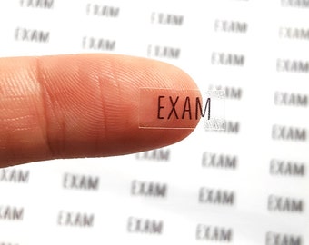 60 Exam Stickers, Exam Planner Stickers, Header Stickers, ECLP Stickers, Day Designer Stickers, Bullet Planner Stickers | C103