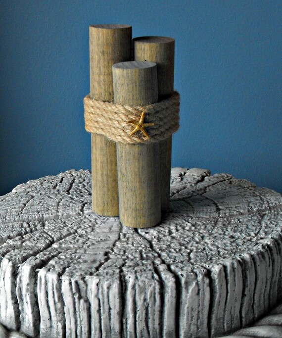 Pier Pilings Decor Coastal Decor Beach Decor BC-50