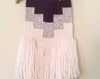 Woven Wall Hanging woven wall hanging pink navy grey mint geometric Woven Wall Hanging woven wall hanging pink navy grey mint geometric