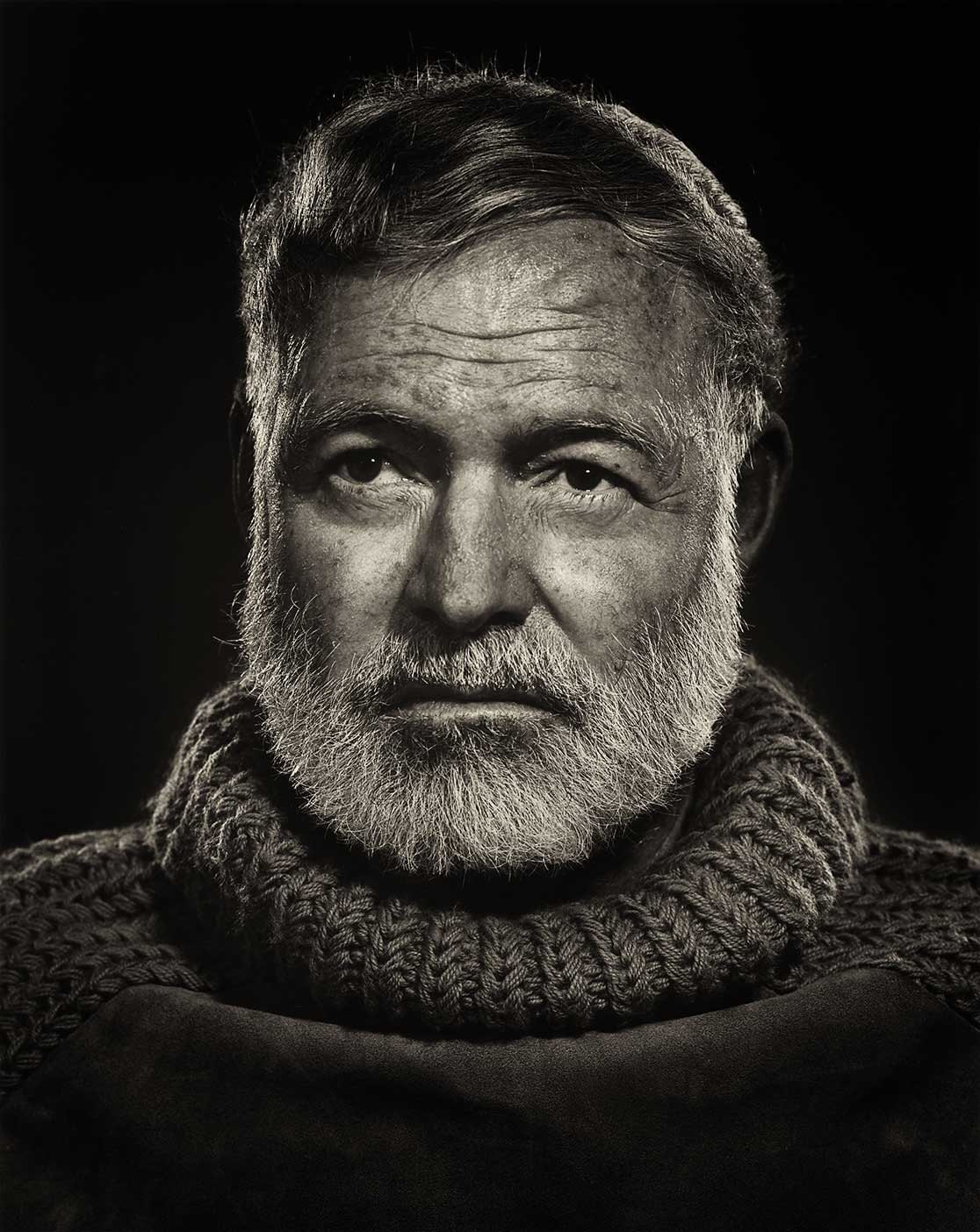 Ernest Hemingway photo print poster gift for writer author