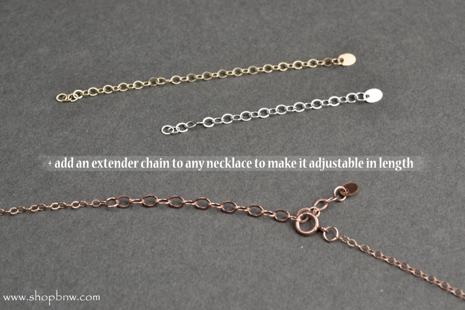 Extender Chain / Adjustable Length / Necklace Extender
